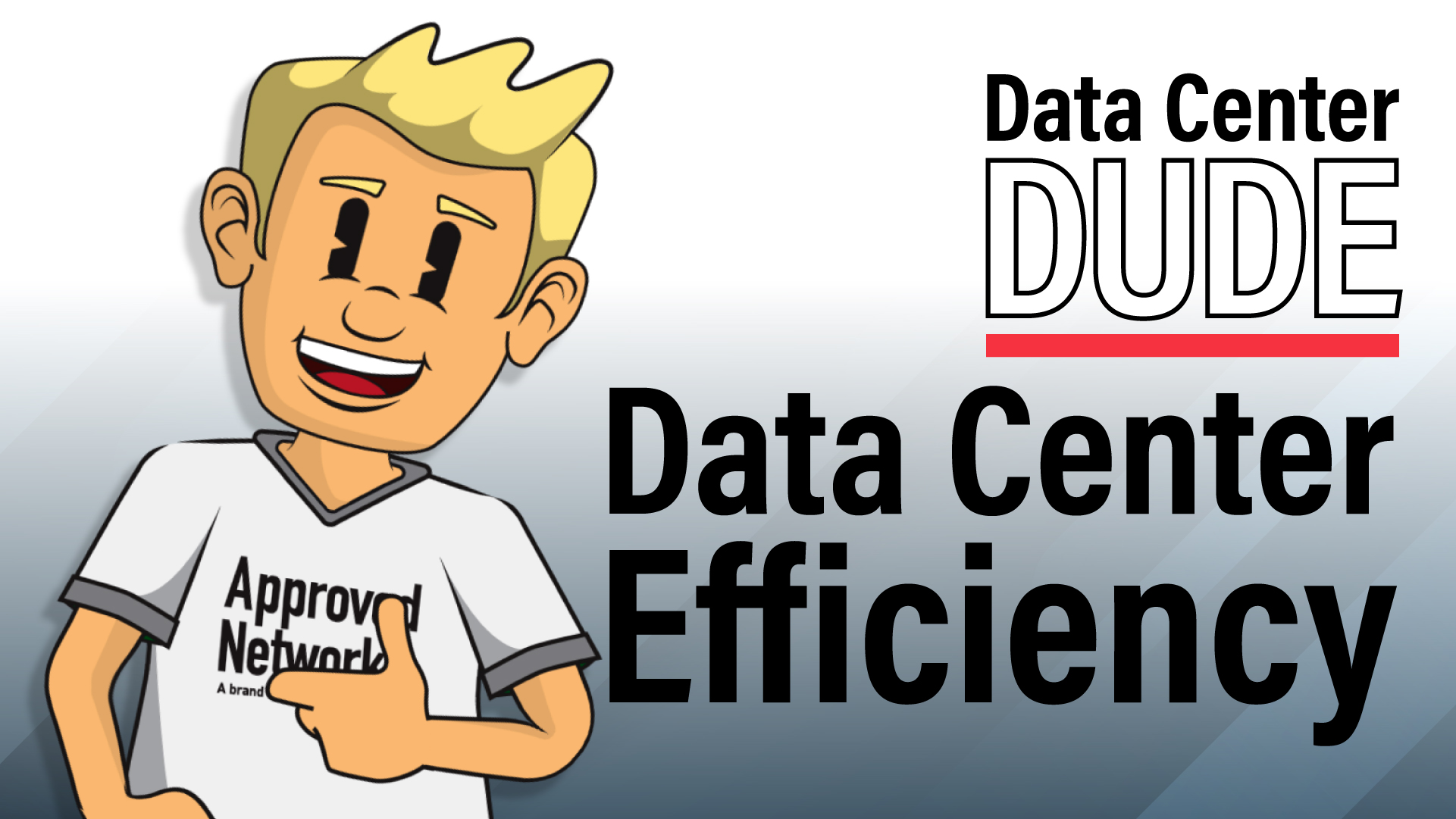 Image of the Data Center Dude for data center efficiency video